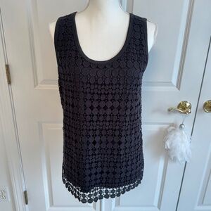 NWT Shana K Sleeveless Lace Top